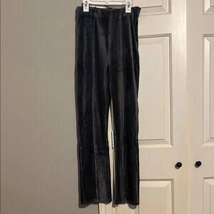 Zara Gray Ribbed Pants